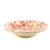 Puglia Red Splatter Pasta Bowl, 29cm