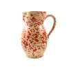 Puglia Red Splatter Pitcher
