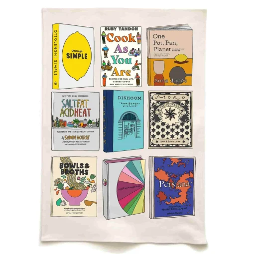Quite Nice Clothing Cookbook Organic Cotton Tea Towel