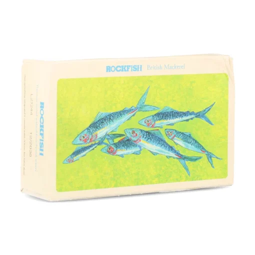 Rockfish Tinned British Mackerel, 120g