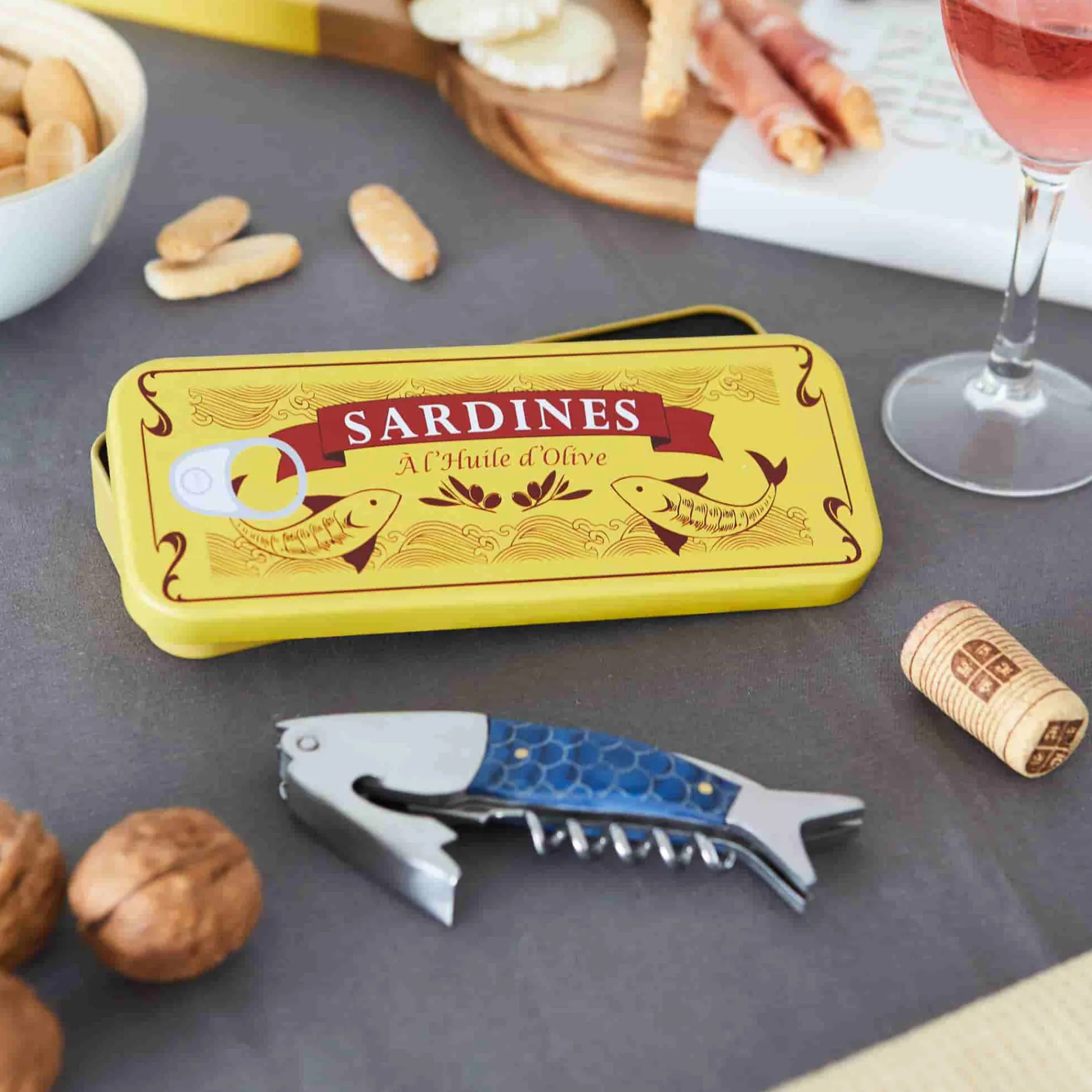 Sardine in a Tin Corkscrew