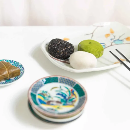 Seikou Porcelain Birds on Branch Rectangular Platter, 32cm