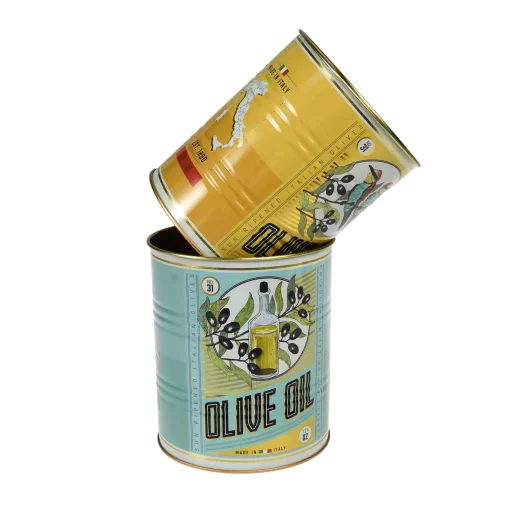 Set of 2 Olive Oil Utensil Jars