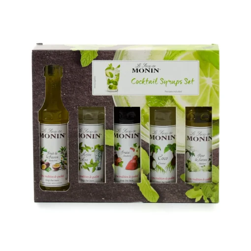 Short Dated Monin Cocktail Syrup Set, 5 x 50ml