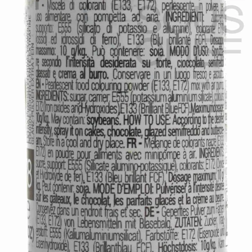 Silikomart Light Blue Glitter Dust Spray, 10g