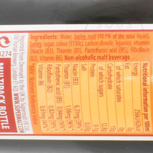 Six-Pack Supermalt Bottles