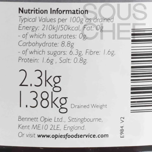 Sliced Beetroot in Vinegar, 2.3kg