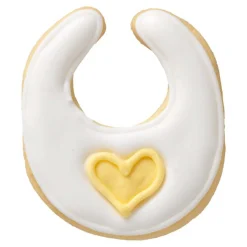 Stainless Steel Baby Bib Cookie Cutter, 6cm