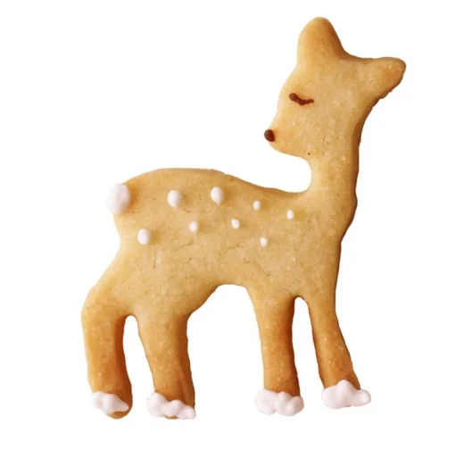 Stainless Steel Fawn Cookie Cutter, 6cm