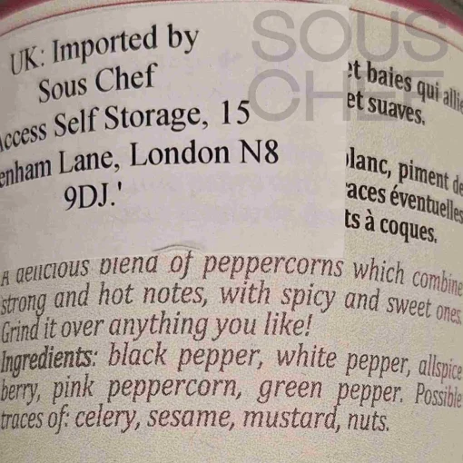 Terre Exotique Five Peppercorns Blend, 60g
