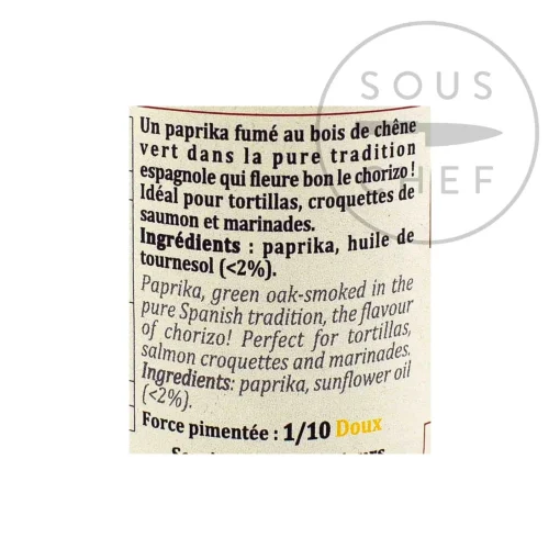 Terre Exotique Smoked Paprika, 60g