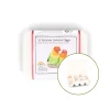 The Chocolate Detective 12 Rainbow Lovebird Chocolate Eggs, 150g