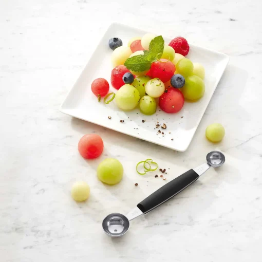 Triangle Double Ended Melon Baller, 2.2cm & 3cm