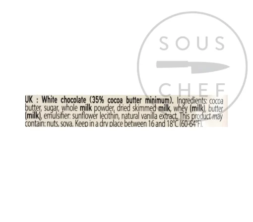 Valrhona Dulcey 35% Blonde Chocolate Chips, 250g