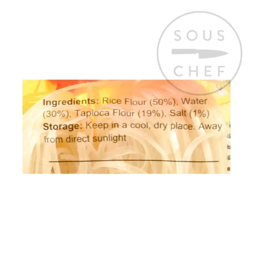 Vietnamese Rice Pho Noodles Banh Pho, 2.5mm, 400g