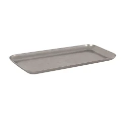 Vintage Style Stainless Steel Rectangular Serving Tray, 19.5x8.5cm