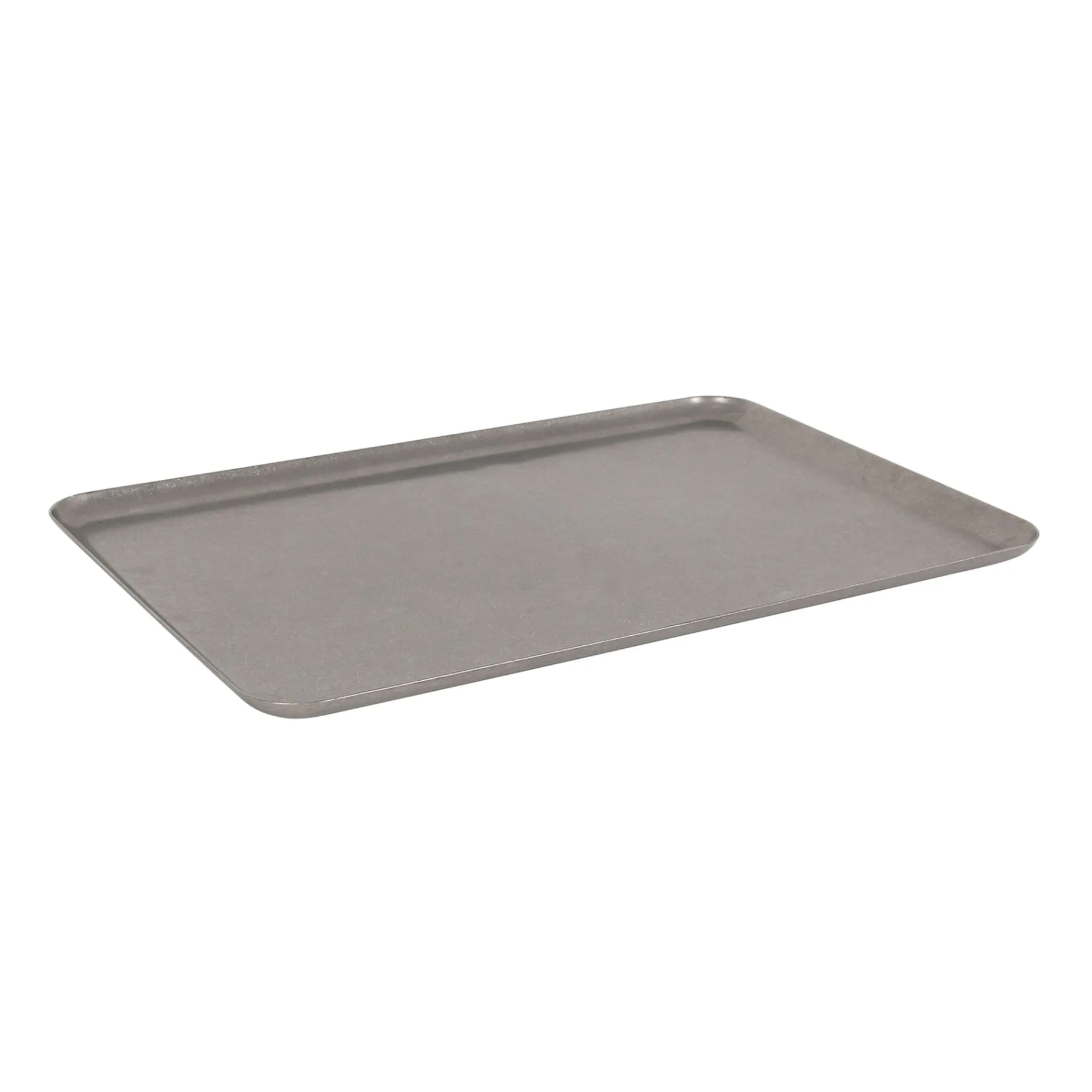 Vintage Style Stainless Steel Rectangular Serving Tray, 30x20.5cm