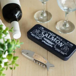 Wild Salmon in a Tin Corkscrew