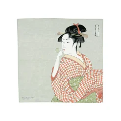 Woman Print Furoshiki Wrapping Cloth